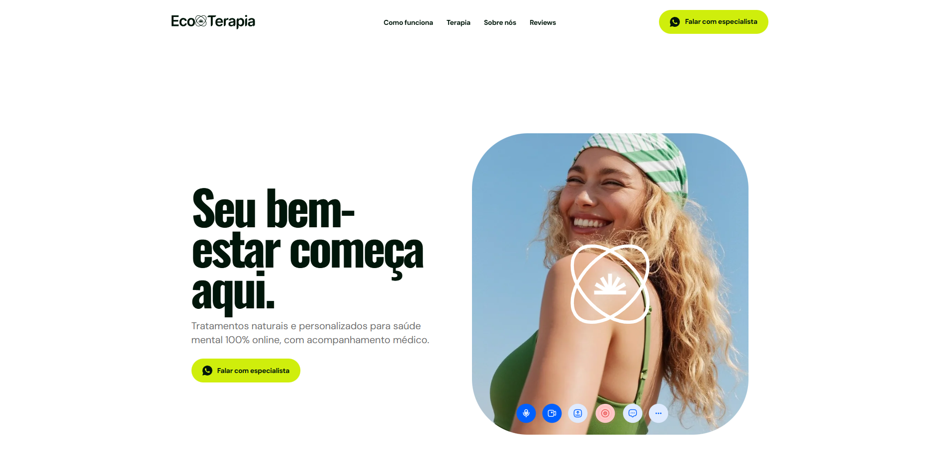 Eco Terapia Platform Preview